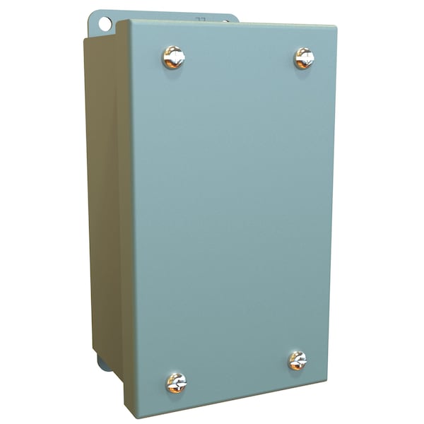 Hammond Screws Electrical Enclosures, 5-3/4 in H, 2-3/4 in D, 3-1/4 in W, NEMA 12, Steel 1436B - main